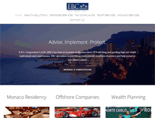 Tablet Screenshot of ebc-trust.com